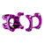 Stems Industry Nine Industry Nine A35 Stem - 32mm 35 Clamp +/-9 1 1/8" Aluminum Purple Dark Magenta