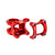 Stems Industry Nine Industry Nine A318 Stem - 40mm 31.8mm Clamp +/-4.4 1 1/8" Aluminum Red Firebrick
