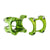 Stems Industry Nine Industry Nine A318 Stem (31.8) 30mm Lime Yellow Green
