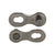 Chains Sunlite Sunlite QRS-10 Link Speeds 10sp Silver 5.9mm Dim Gray