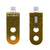 Chains Black ops Black ops CT 2.0 Chain Tensioner Speeds 3/8` 6061AL Gold Saddle Brown