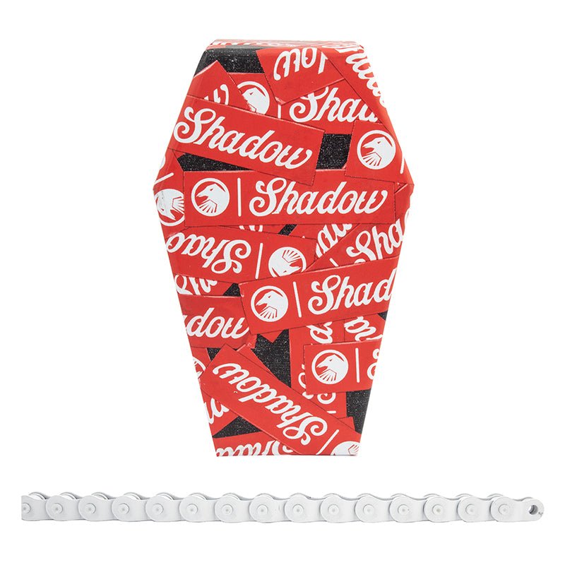 Chains The Shadow Conspiracy The Shadow Conspiracy Interlock V2 Chain - Single Speed 1/2" x 1/8" 98 Links Half Link Chain White Chocolate