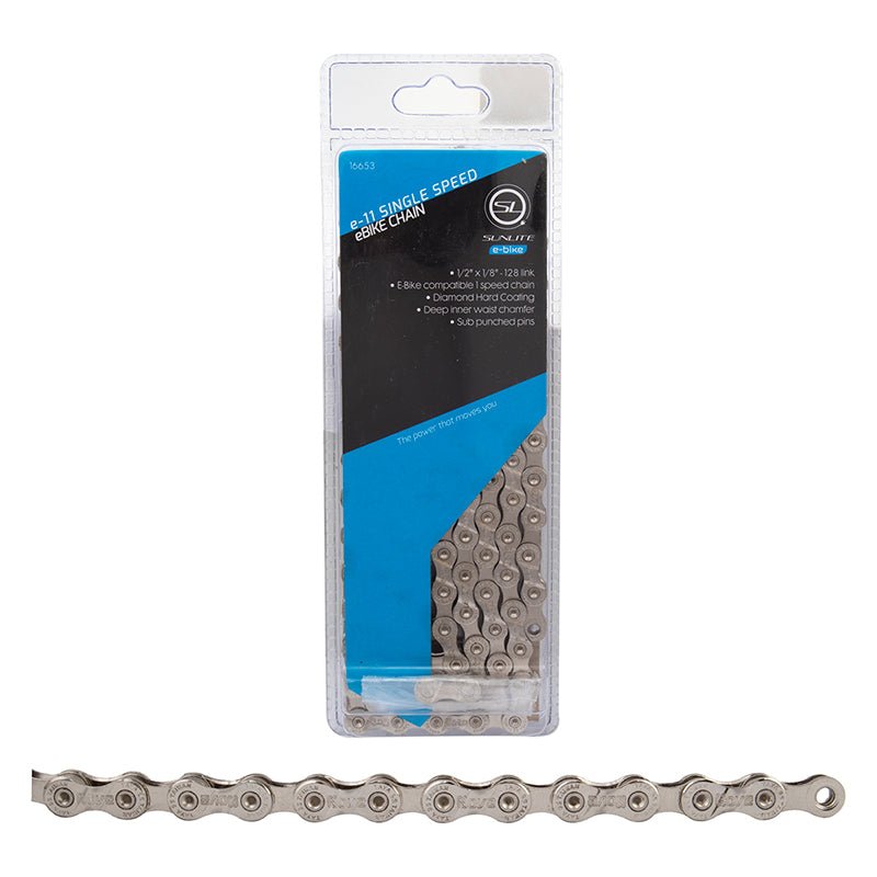 Chains Sunlite Sunlite e11 1 Speed Chain Gray