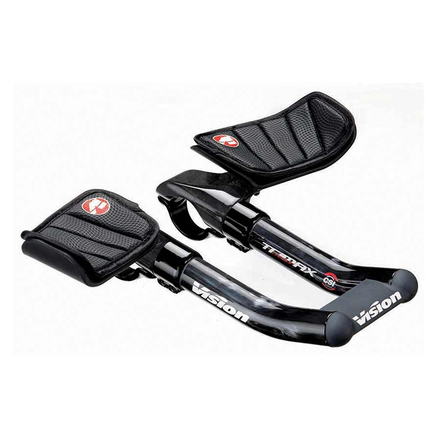 Clip-On Aero Bar Vision Vision Team Mini Clip On Aero Bars Black Dark Slate Gray