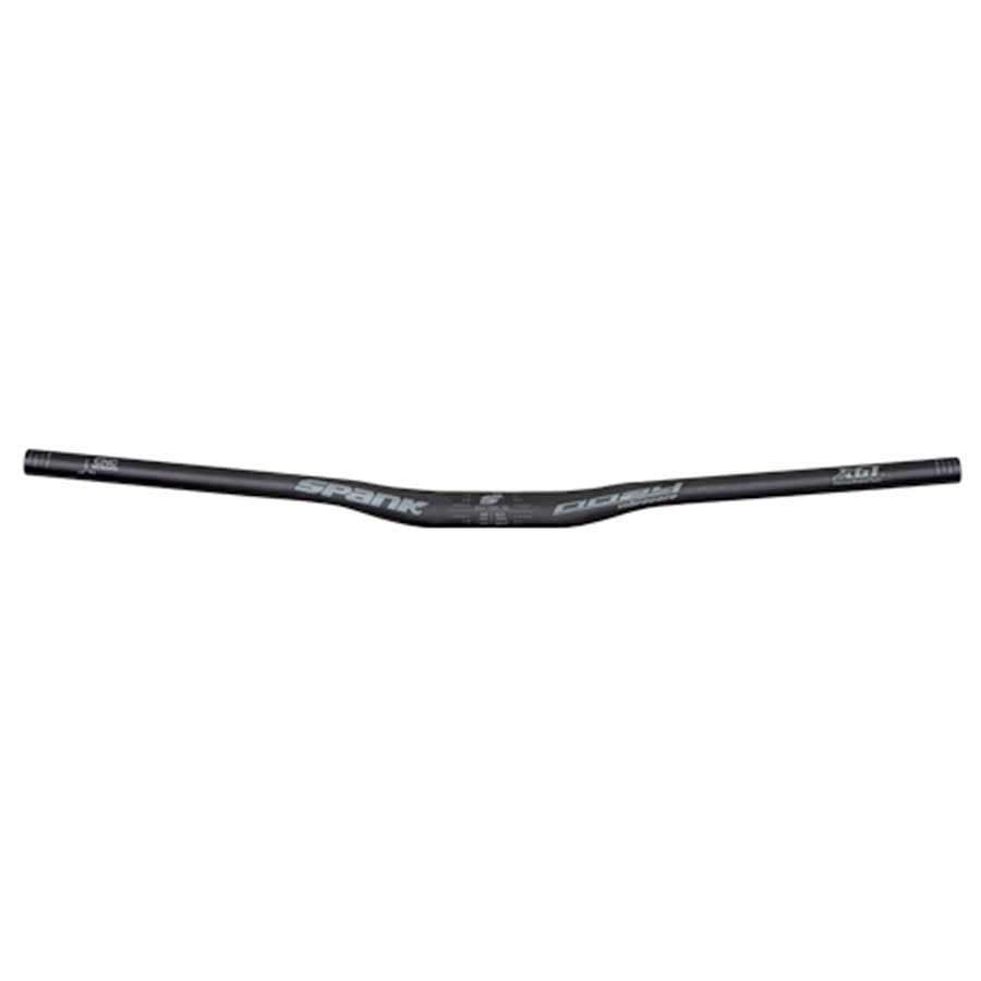 Flat/Riser Handlebar Spank Spank OOZY Trail 780 Vibrocore Handlebar 25mm Rise Black/Gray Dark Slate Gray