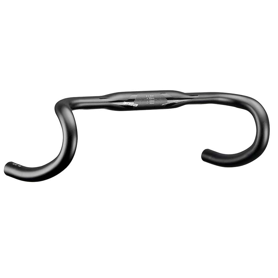 Handlebars FSA Full Speed Ahead Gossamer Compact Drop Handlebar - Aluminum 31.8mm 40cm BLK Dark Slate Gray