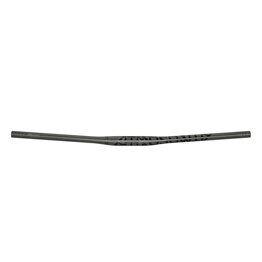 Flat/Riser Handlebar TruVativ TruVativ Atmos Carbon Flat Handlebar - 760mm Wide 31.8mm Clamp 0mm Rise Natural Carbon A1 Dark Slate Gray