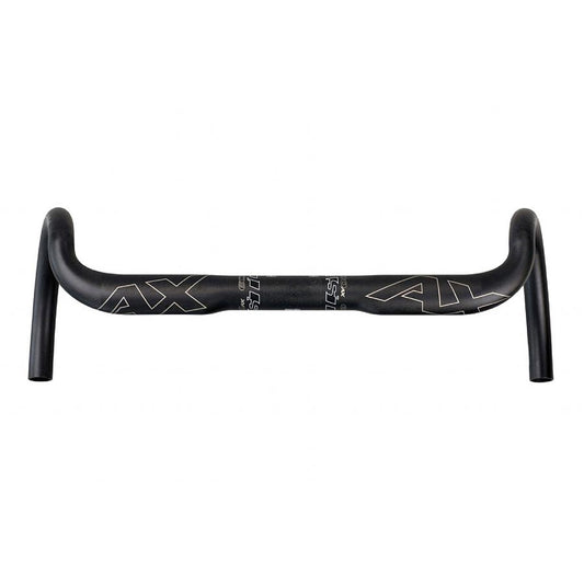 Handlebars Easton Easton EC90 AX Drop Handlebar - Carbon 31.8mm 42cm Di2 Internal Routing BLK Dark Slate Gray
