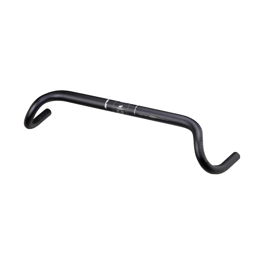 Handlebars Spank Spank Flare 25 Drop Handlebar - Aluminum 31.8mm 46cm Black Dark Slate Gray