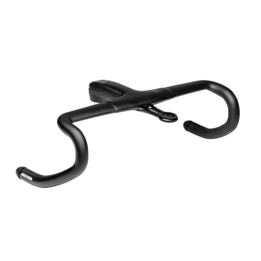 Handlebars ENVE Composites ENVE SES AR Bar/100mm Stem Combo Drop Handlebar Integrated 100mm Stem 380mm Drop: 129mm Reach: 76mm Black Dark Slate Gray