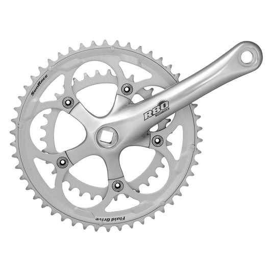 Cranksets and Arms SunRace Sunrace FC-R86 170x50/34 103 SQR JIS crankset silver Gray