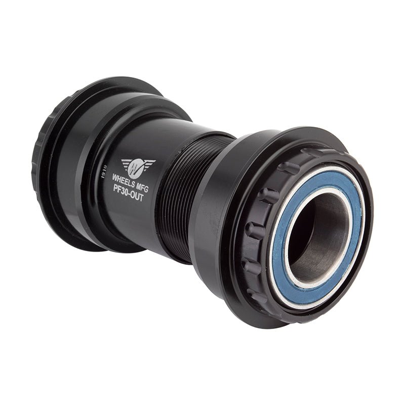 Bottom Brackets Wheels Manufacturing Wheels Manufacturing PressFit 30 to SRAM Bottom Bracket Angular Contact Bearings BLK Cups Dark Slate Gray