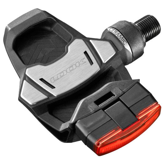 LOOK KEO Blade Carbon Ceramic Vision Pedals - Single Sided Clipless Carbon 9/16" BLK 53mm QF