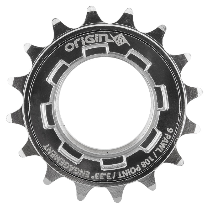 Freewheels Origin8 Origin8 Hornet 108 Performance Freewheel 16T x 3/32` Single 1.37x24TPI Chrome Dark Slate Gray
