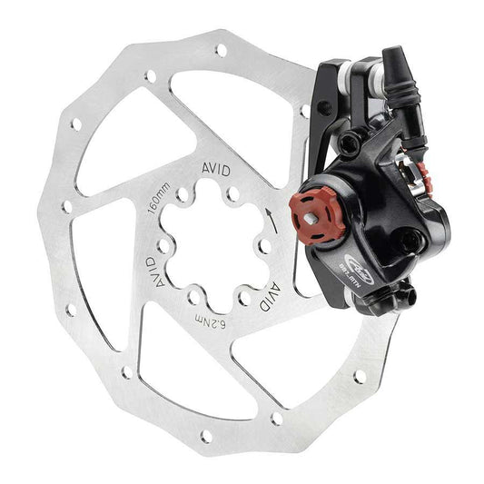 Disc Brake Calipers Avid Avid BB7 MTB Cable Disc Brake Graphite CPS Rotor/Bracket Sold Separately Dark Slate Gray