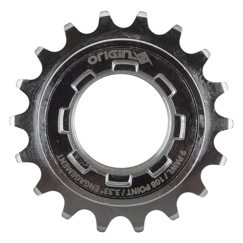 Freewheels Origin8 Origin8 Hornet 108 Performance Freewheel 18T x 3/32` Single 1.37x24TPI Chrome Dark Slate Gray