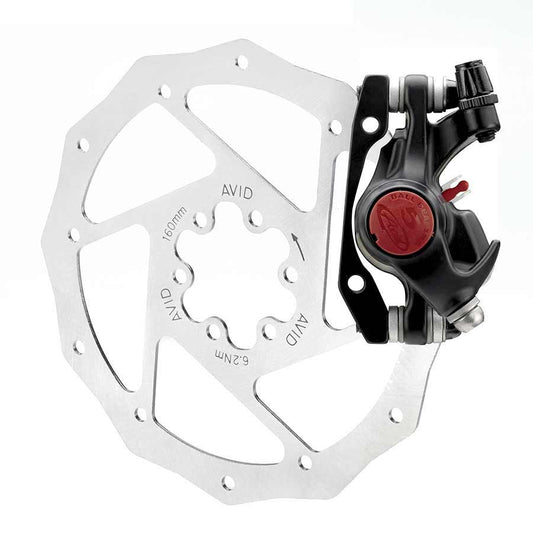 Disc Brake & Lever SRAM SRAM BB-5 Mtn G2 Mech Disc Brake 160mm Rotor Dark Slate Gray