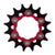 Cassettes and Cogs Origin8 Origin8 Ultim8 Single Speed Cassette/6-Bolt Disc Cog 16T x 3/32` Maroon
