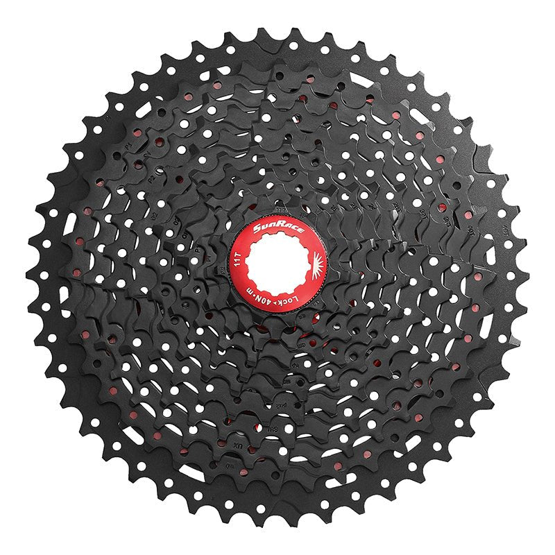 Cassettes and Cogs SunRace Sunrace CSMX8 11sp Cassette 11-46t - Black Dark Slate Gray