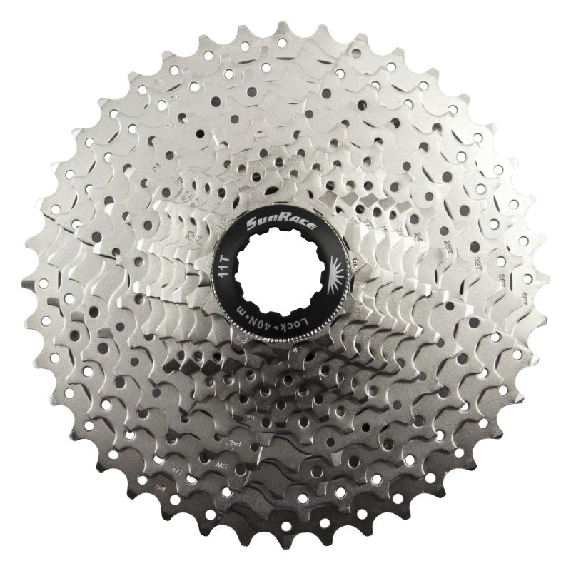 Cassettes and Cogs SunRace Sunrace CS-MS 11s Cassette 11-40t Gray