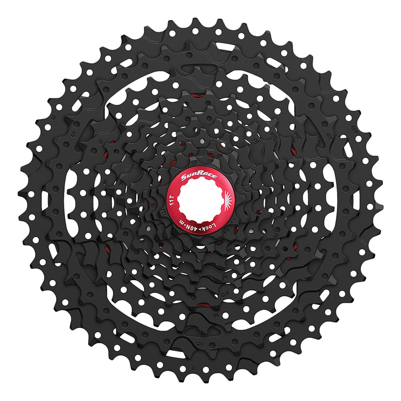 Cassettes and Cogs SunRace Sunrace CSMX3 10sp Cassette 11-46t - Black Dark Slate Gray