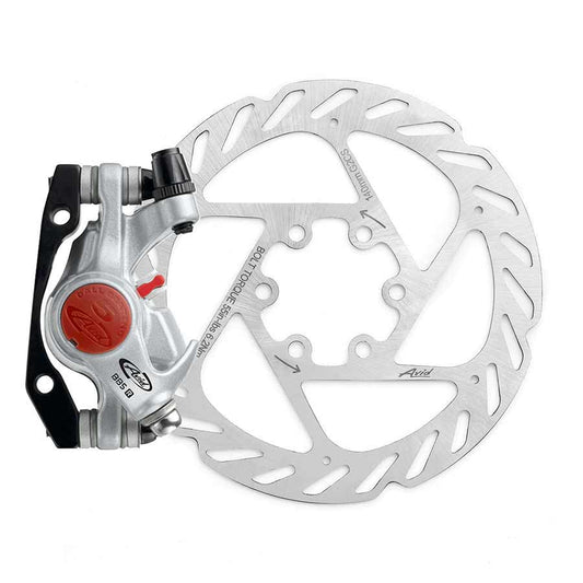 Disc Brake & Lever SRAM SRAM BB-5 Road G2 Mech Disc Brake 160mm Rotor Light Gray