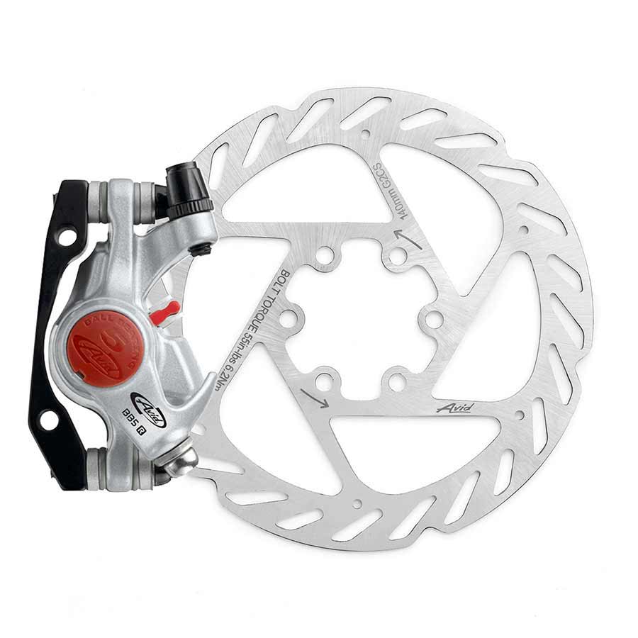 Disc Brake Calipers Avid Avid BB5 Road Cable Disc Brake Platinum CPS Rotor/Bracket Sold Separately Light Gray