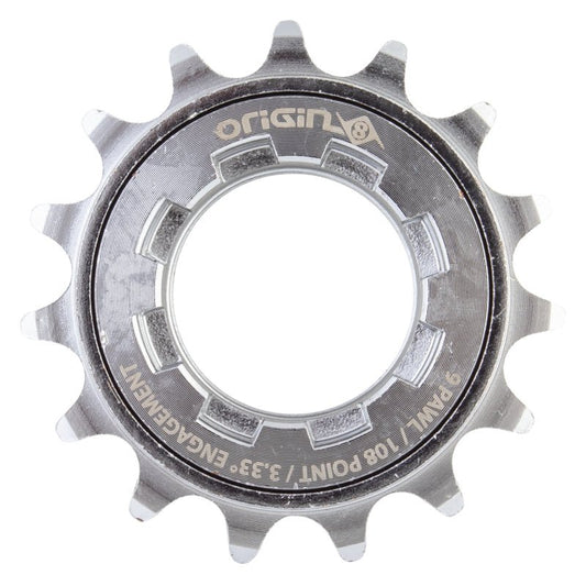 Freewheels Origin8 Origin8 Hornet 108 Performance Freewheel 15T x 1/8` Single M30x1mm Chrome Dark Gray