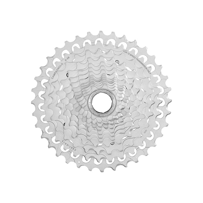 Cassettes and Cogs Campagnolo Campagnolo EKAR Cassette - 13-Speed 9-36t Silver For N3W Driver Body Light Gray
