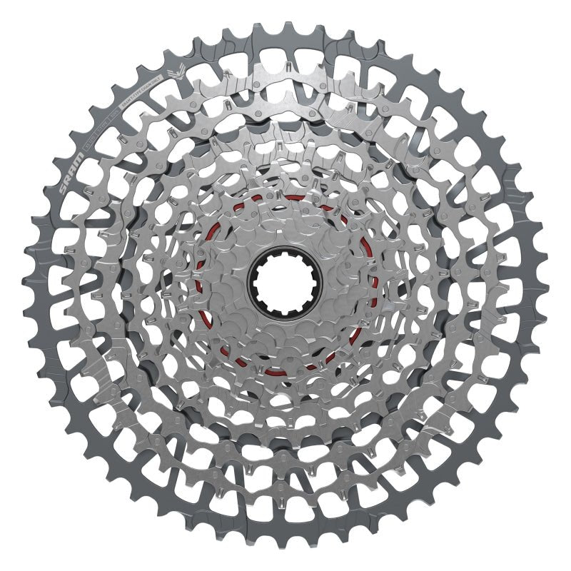 Cassettes and Cogs SRAM SRAM GX Eagle T-Type XS-1275 Cassette - 12-Speed 10-52t For XD Driver Silver Slate Gray
