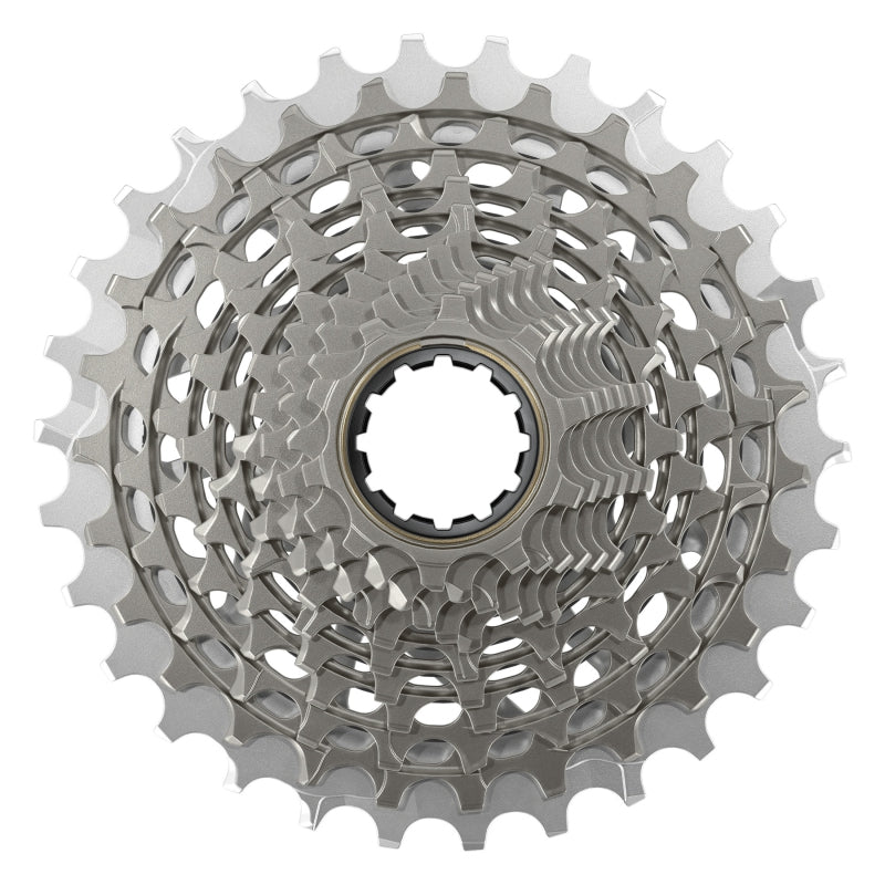 Cassettes and Cogs SRAM SRAM RED XG-1290 Cassette - 12-Speed 10-30t For XDR Driver Body Silver E1 Slate Gray