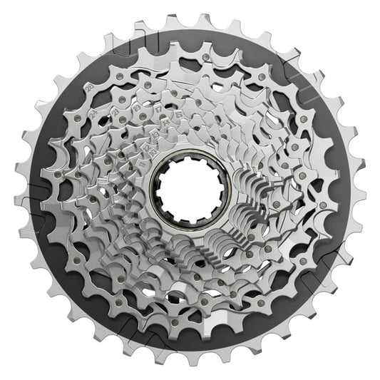 Cassettes and Cogs SRAM SRAM Force XG-1270 Cassette - 12-Speed 10-33t Silver For XDR Driver Body E1 Gray