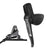 Disc Brake & Lever SRAM SRAM Rival 1 Disc Brake Cable-Actuated Dropper Remote Lever - Left/Front Flat Mount 20mm Offset BLK A1 Dark Slate Gray