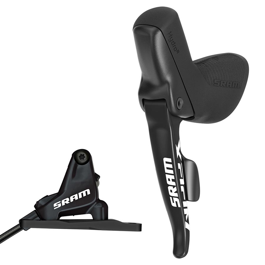 Disc Brake & Lever SRAM SRAM Apex Hydraulic Disc Brake Cable-Actuated Dropper Remote Lever - Left/Front Flat Mount 950mm Dark Slate Gray