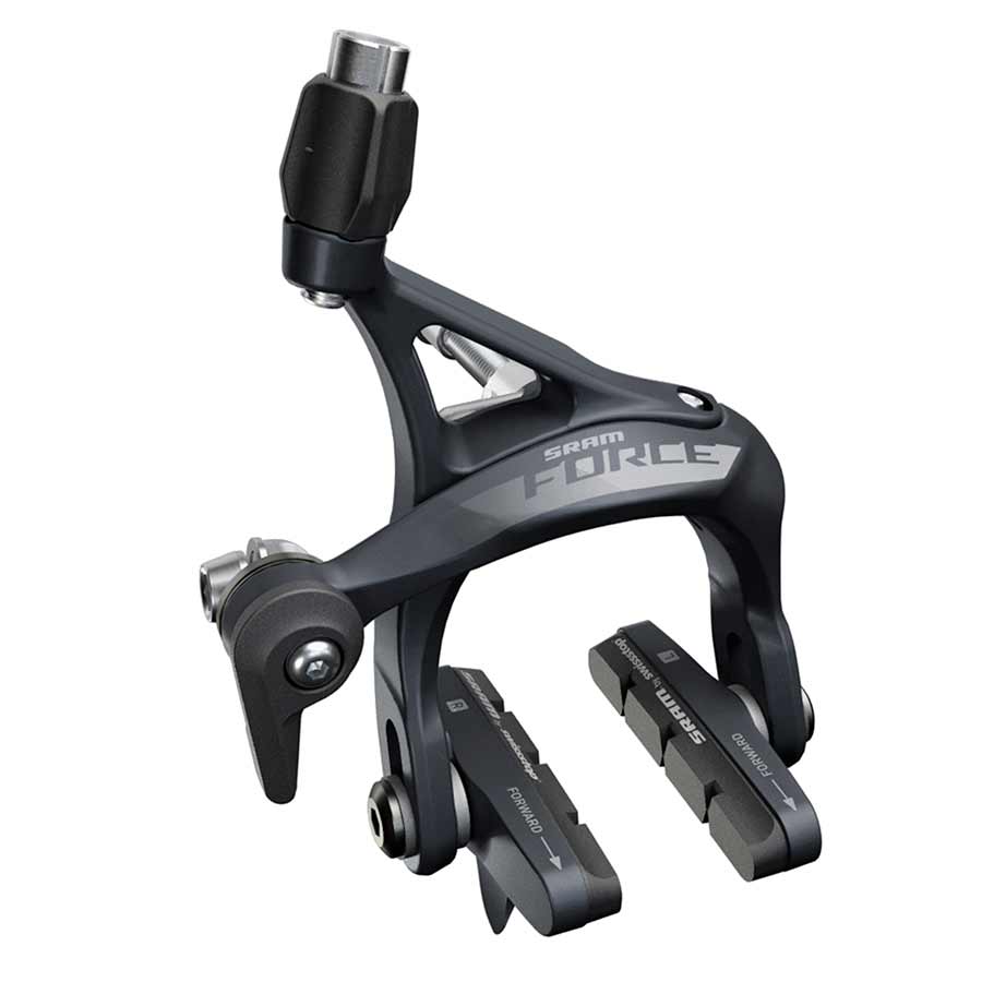 Disc Brake Calipers SRAM SRAM Force AXS Front Road Brake Caliper with 16mm Nut D1 Dark Slate Gray