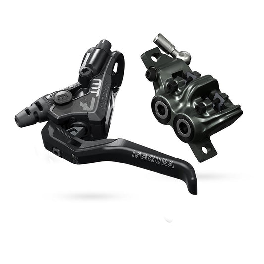 Disc Brake & Lever Magura Magura MT7 HCW Disc Brake Lever - Front Rear Hydraulic Post Mount BLK/Gray Dark Slate Gray