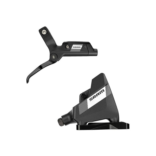 Disc Brake & Lever SRAM SRAM S300 Disc Brake Lever - Right/Rear Flat Mount 2-Piston 20mm Offset BLK A1 Dark Slate Gray