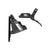 Disc Brake & Lever SRAM SRAM S300 Disc Brake Lever - Left/Front  Flat Mount 2-Piston 20mm Offset BLK A1 Dark Slate Gray