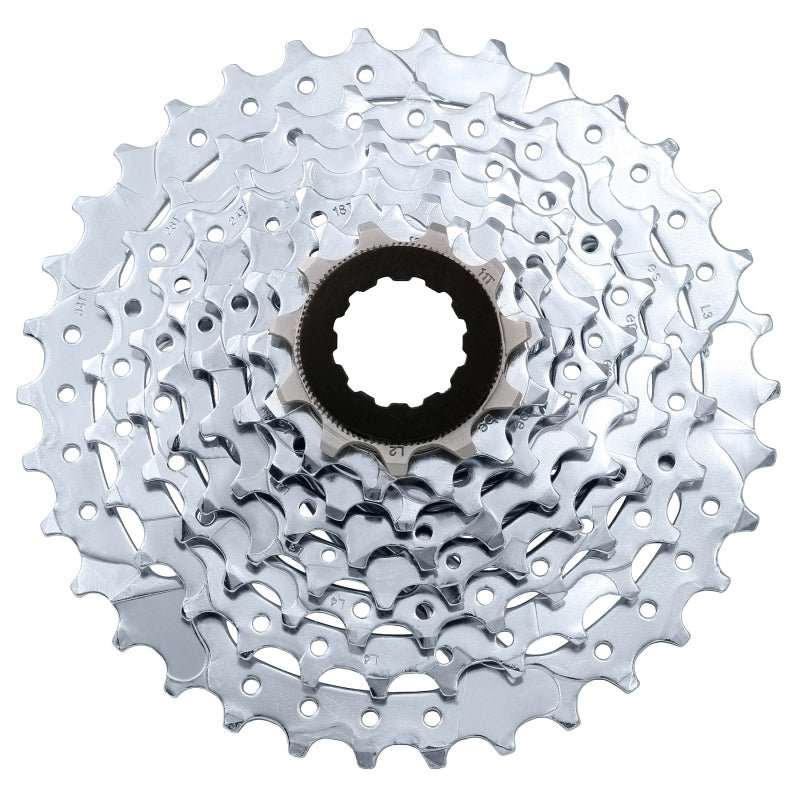 Cassettes and Cogs SunRace SunRace M55 Cassette - 8-Speed 11-34t Zinc Light Gray