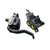 Disc Brake & Lever Magura Magura Gustav Pro MTB Hydraulic Disc Brake Front or Rear Post mount Disc: Not included 348g Black Dark Slate Gray