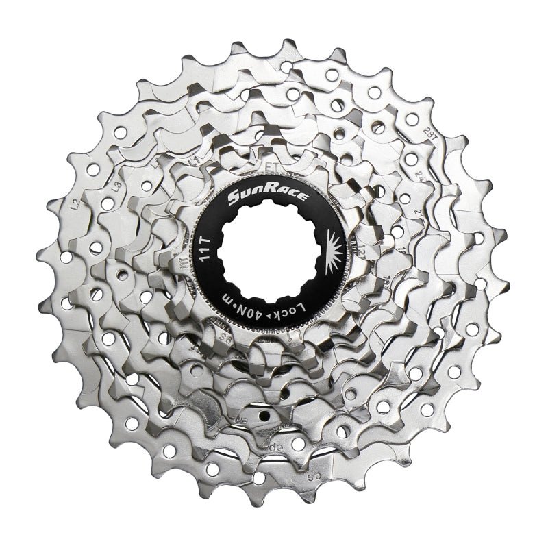 Cassettes and Cogs SunRace Sunrace CS-R91 Cassette 11-25t Light Gray