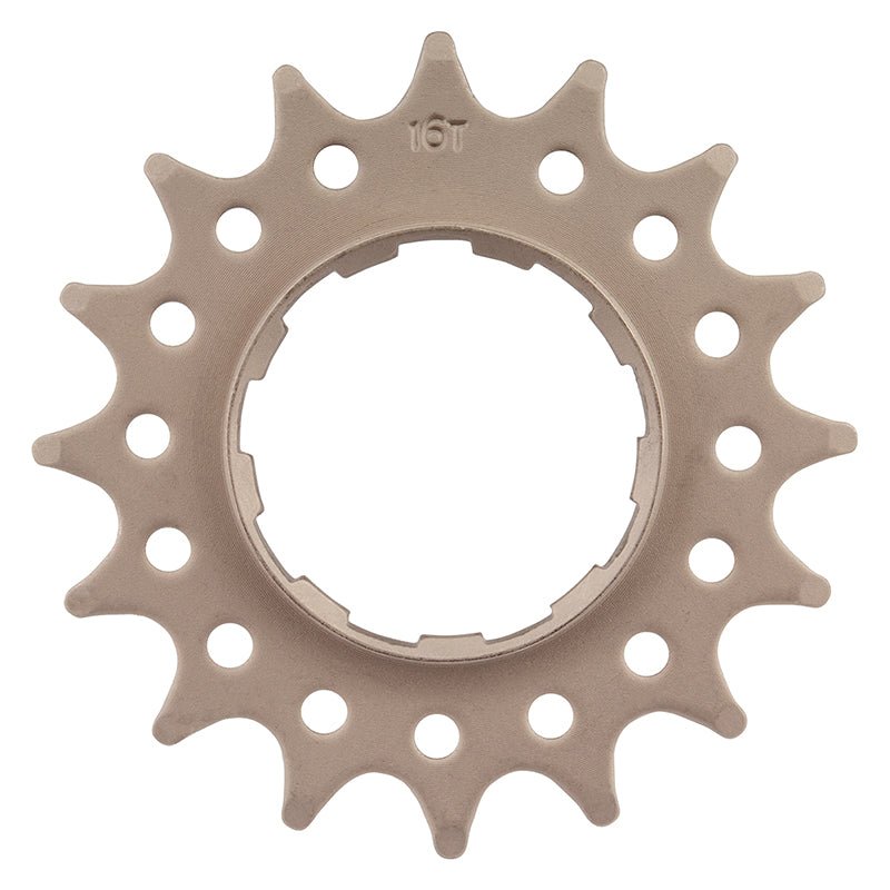 Cassettes and Cogs Origin8 Origin8 TorqLite Single Speed Cassette Cog 16T x 3/32` Rosy Brown