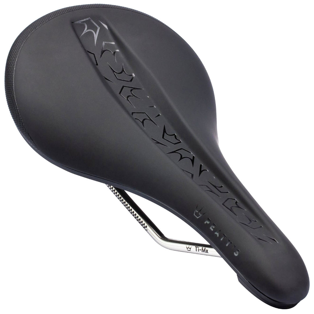 Peaty's Monarch Saddle Nylon Base Ti-MX Rail Black