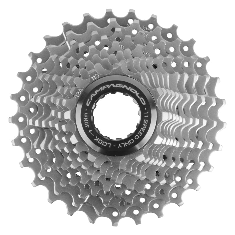 Cassettes and Cogs Campagnolo Campagnolo Chorus Cassette - 11 Speed 12-29t Silver Slate Gray