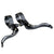 Drop Bar Inline Levers Tektro Tektro RL721 Cross Levers - 31.8mm Clamp Diameter Pair Matte Black Dark Slate Gray