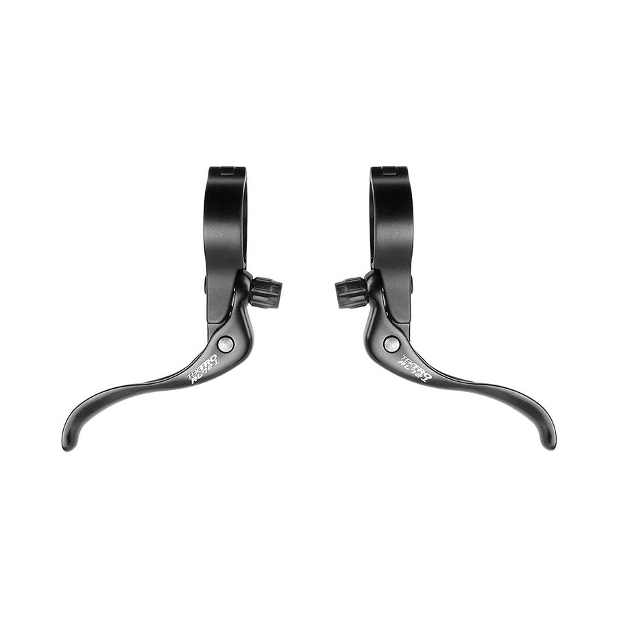 Drop Bar Inline Levers Tektro Tektro RL720 Cross Levers - 24mm Clamp Diameter Pair Gloss Black Dark Slate Gray