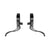 Drop Bar Inline Levers Tektro Tektro RL720 Cross Levers - 24mm Clamp Diameter Pair Gloss Black Dark Slate Gray