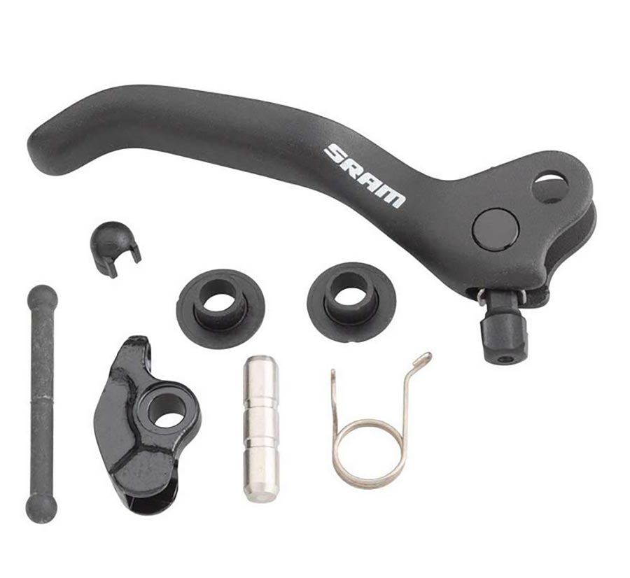 Brake Lever Parts and Accessories SRAM SRAM G2 RS Disc Brake Lever Blade Kit - Aluminum Gloss Black Dim Gray