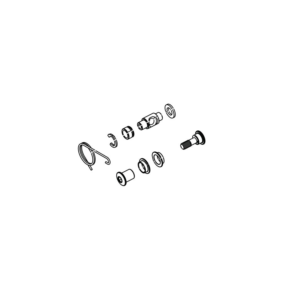 Brake Lever Parts and Accessories SRAM SRAM TT900/TT500 Brake Lever Hardware Kit Qty 1 Black