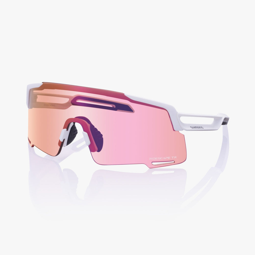 Equinox CE-EQNX5 - Matte White with RIDESCAPE TR (Trail) Lens